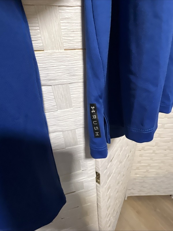 Under Armour Rush Performance Training Long Sleeve Blue Tee XS gallery