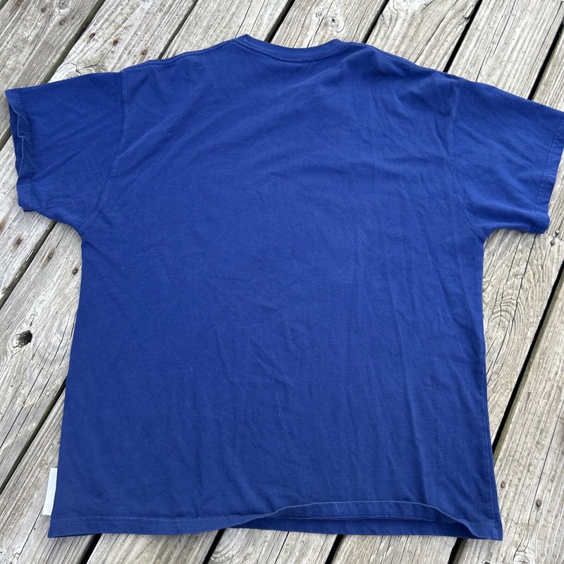Vtg 90s The Flight Series From Nike Mens Basketball Blue Loose Fit T Shirt gallery