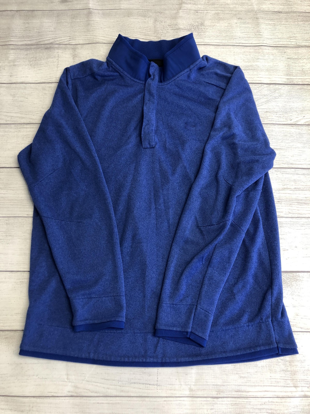 Under Armour Pullover Mens XL ColdGear Loose Athletic Long Sleeve Quarter Zip gallery