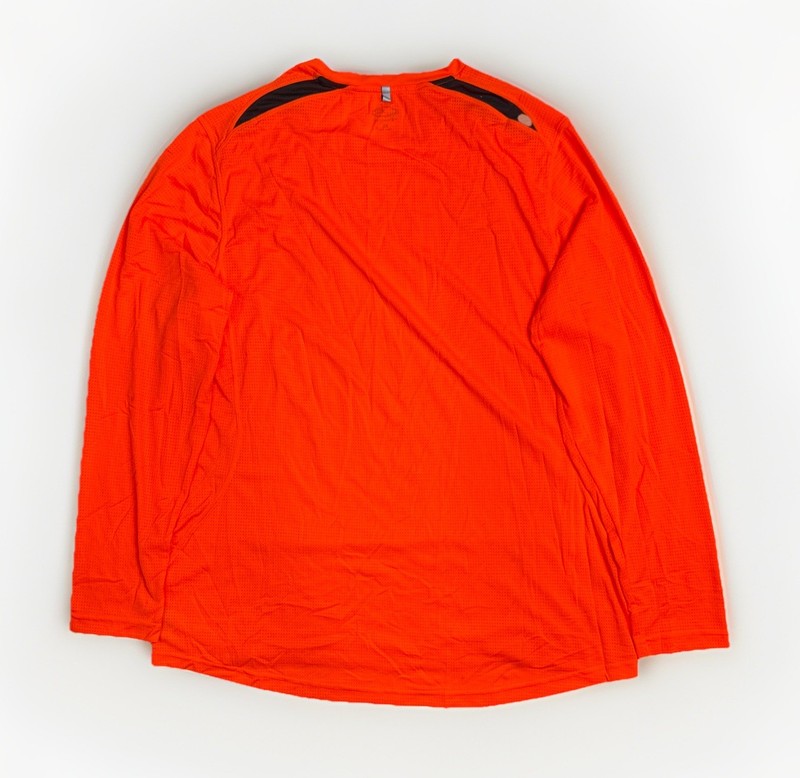 Champion Men’s Running Duo Dry Max Orange Reflective Long Sleeve Shirt Size XL gallery