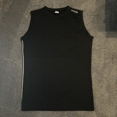 Drskin Black Ventilated Scoop Neck Mens Stretch Tank Top Size L