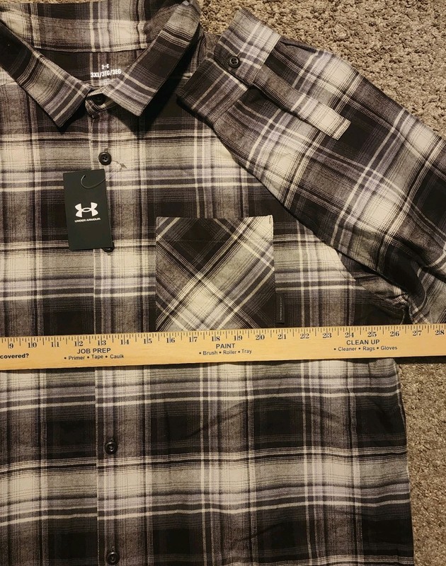 NWT Under Armour Expanse Flannel Men's Shirt 3XL 1386999 Loose Plaid Outdoor gallery