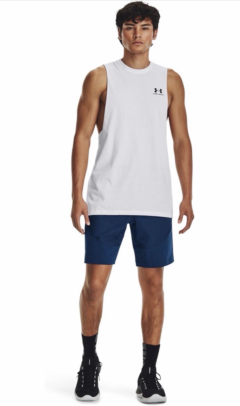 Under Armour Men's Sportstyle Left Chest Cut-Off T-Shirt gallery