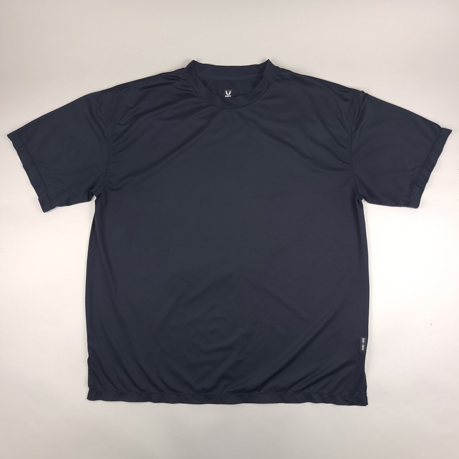 ASRV Aerosilver Oversized Tee Mens Large Black DSG-0822 Gym Breathable gallery