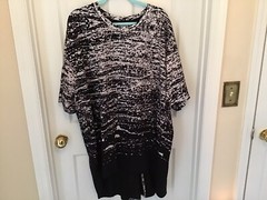 Brooklyn Express Black/White Men 4XL Zipper On Botton Of Shirt