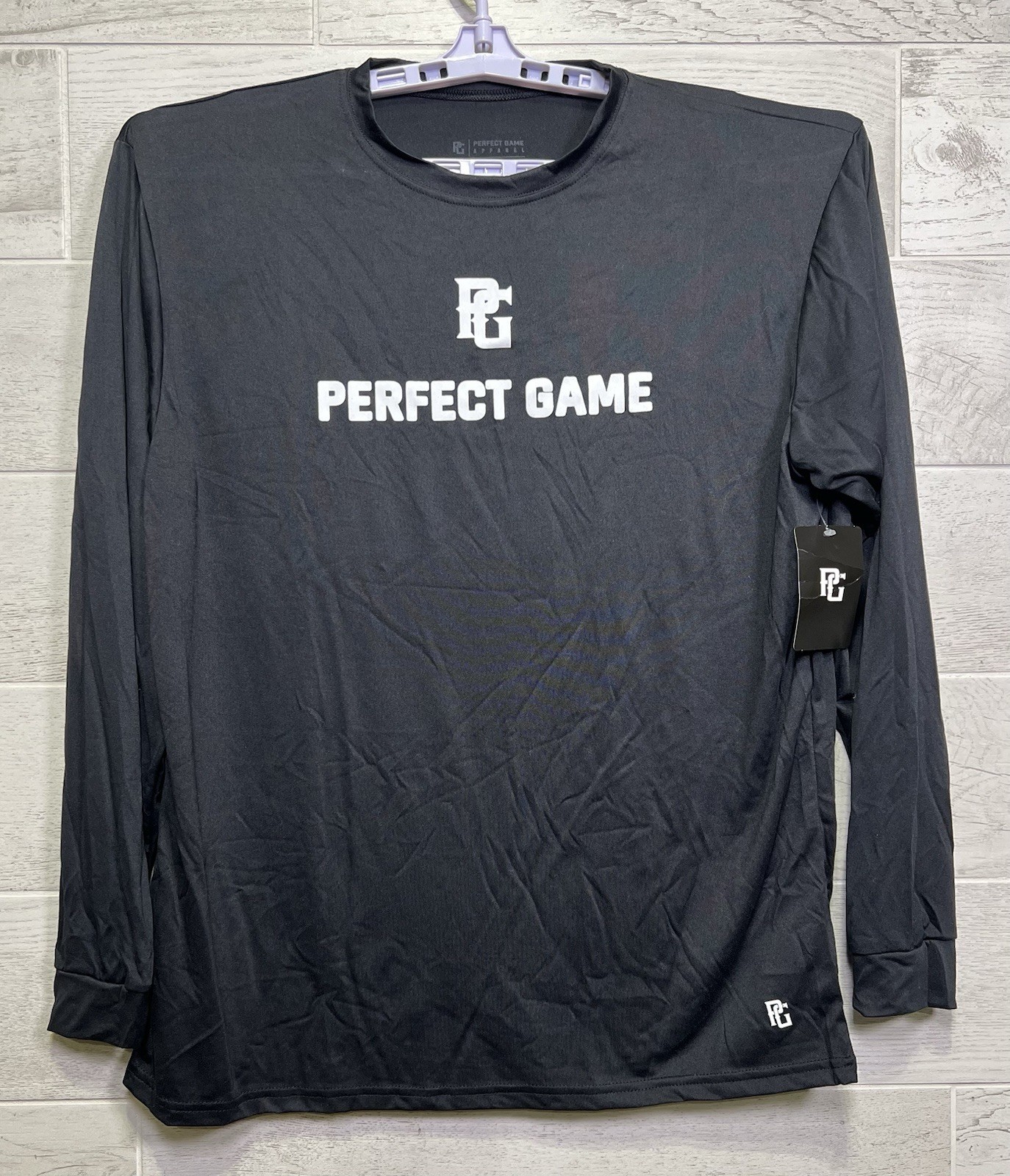 Perfect Game Mens Size Large Long Sleeve Performance Athletic Shirt gallery