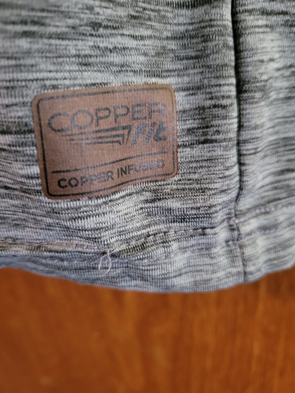 Copper Fit Short Sleeve Shirt Limitless Live Size XL Gray gallery