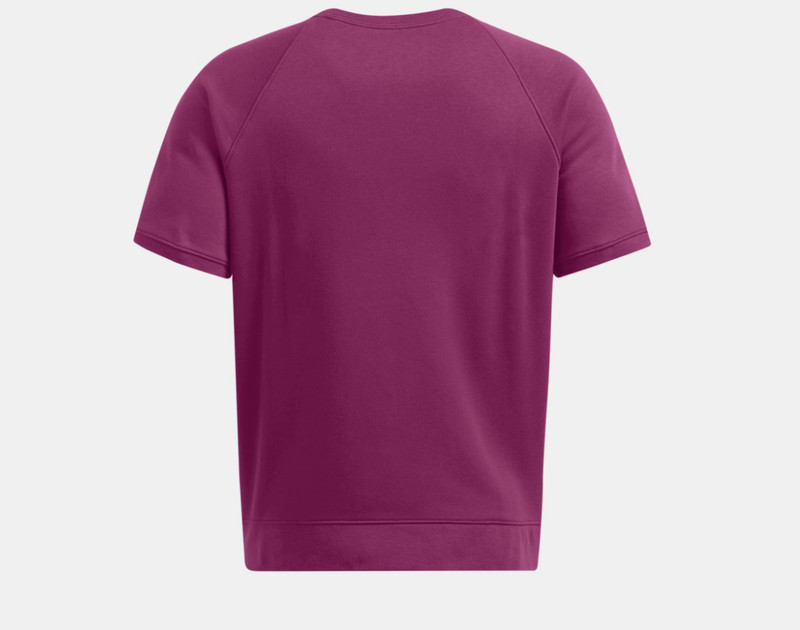 Under Armour UA Project Rock Men's Fleece Tee 2XLT Fitted Icon Purple NWT gallery