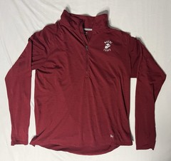 Under Armour USMC Marines Corps Pullover 1/4 Zip Shirt Men’s 2XL Red Heat Gear