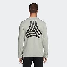 ADIDAS Jersey LS Shirt Tan Black Climalite Large Logo on Back CZ3994 Mens XL New gallery
