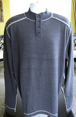 Ecoths Maddox Sweater 4-Button Henley Style Long Sleeve Pullover Apparel XXL