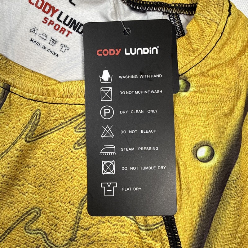 FLASH Yellow Mens Large NEW Compression Shirt Cody Lundin DC Cosplay Hero gallery