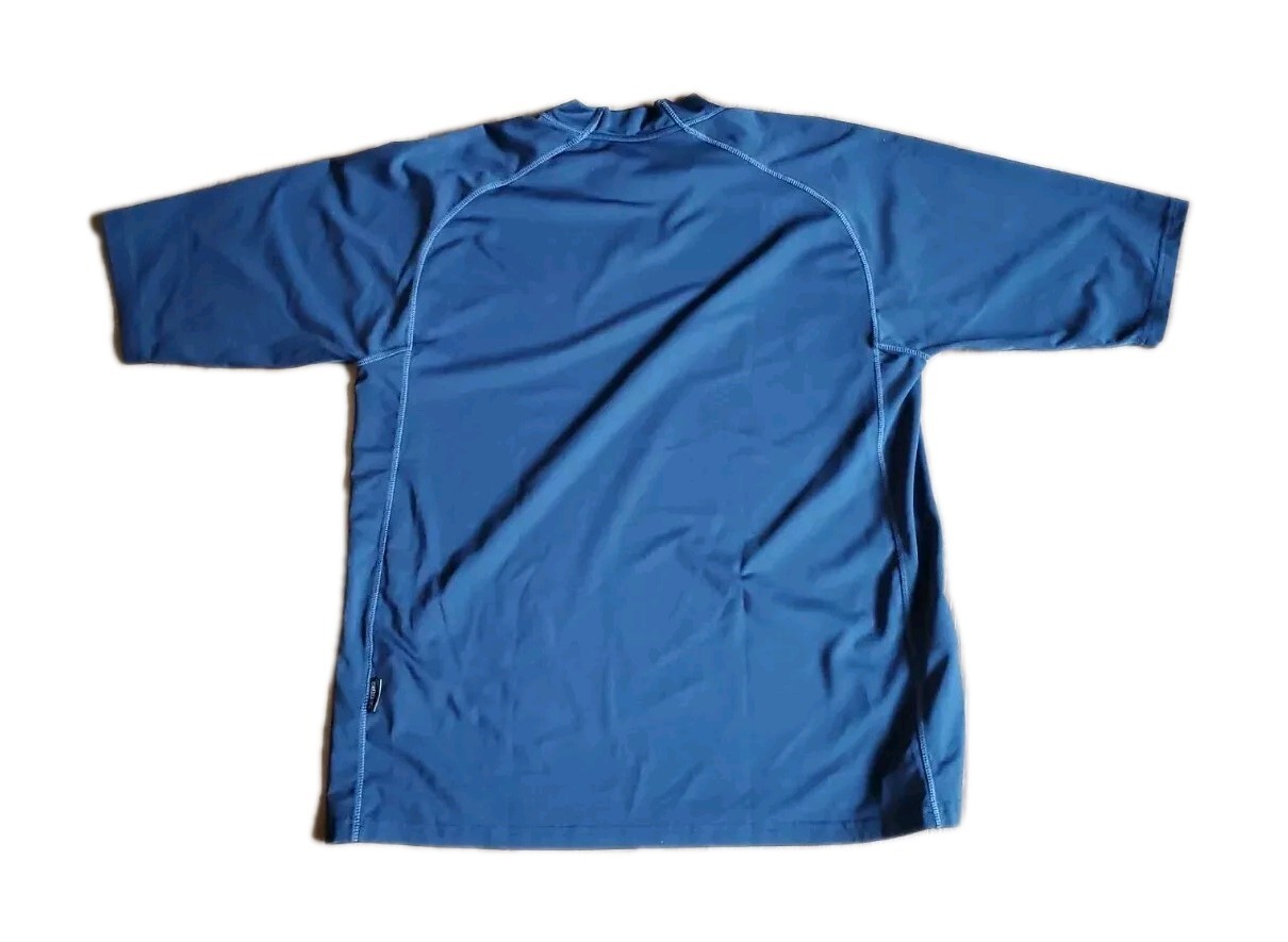 Kappa Shirt Mens Size M/L Blue Workout Performance Gym Stretch Training *READ* gallery
