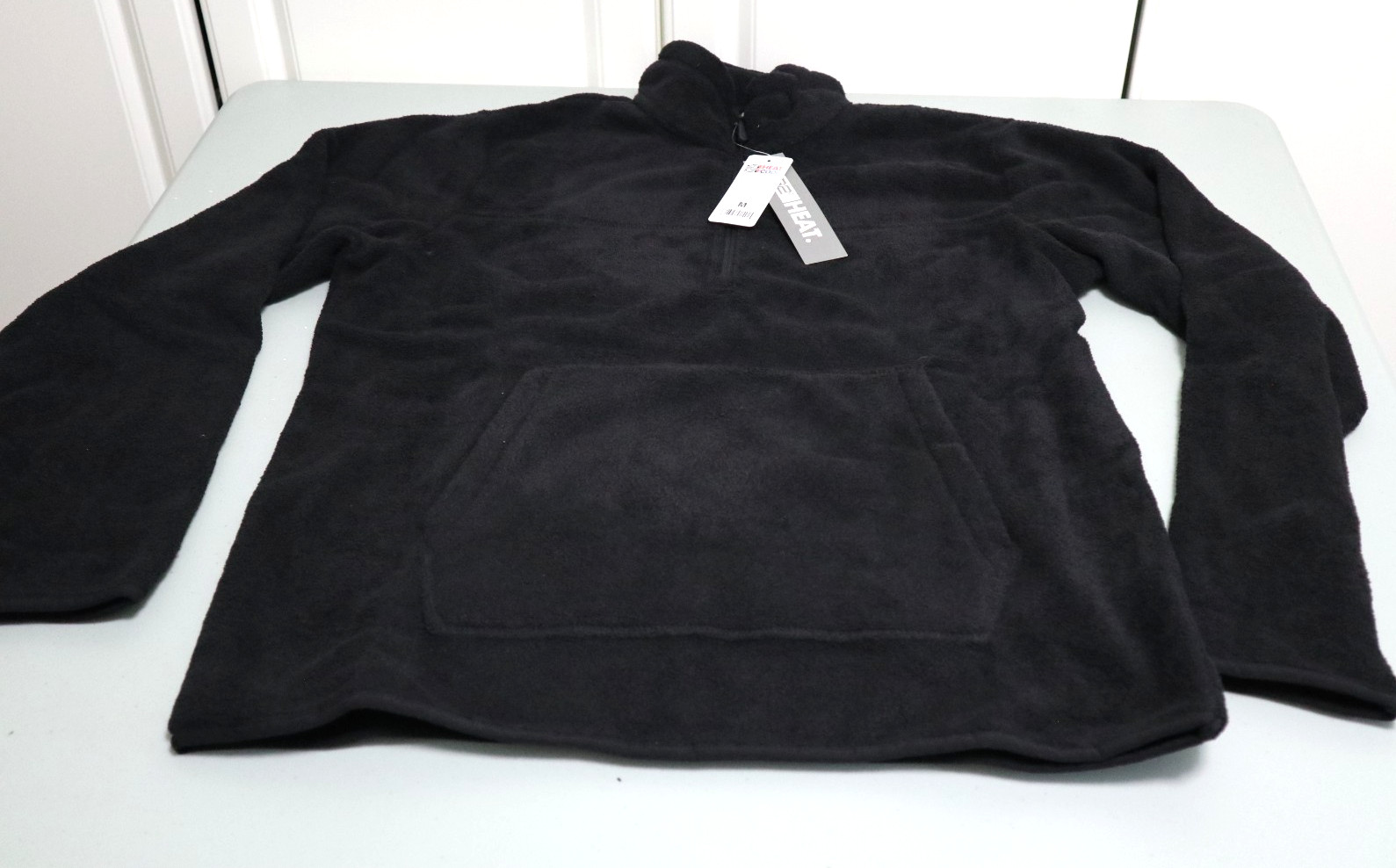 NWT Men's 32 Degrees HEAT Tech 1/4 Zip Thermal Fleece Pullover Medium gallery