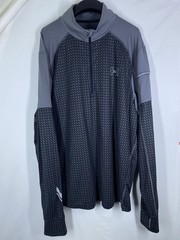 Under Armour Pullover Mens 2XL Geometric 1/4 Zip Performance Stretch Sweatshirt