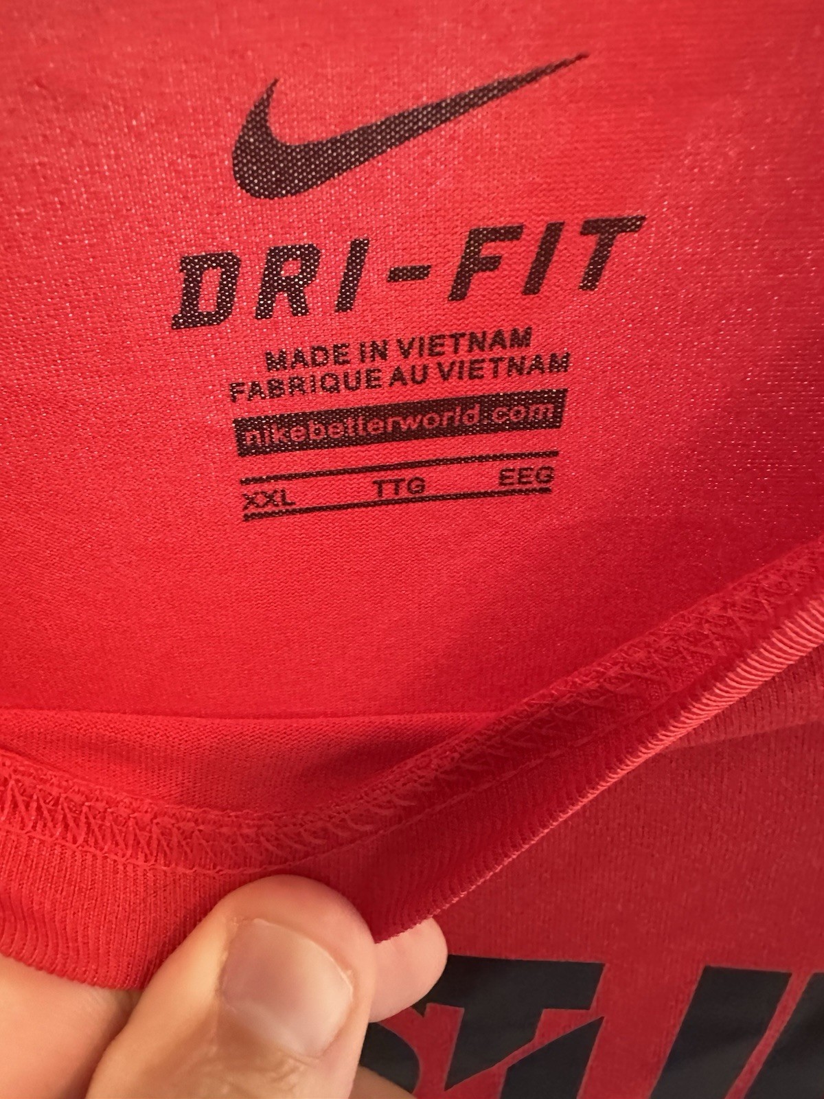 New with Tags Nike Dri-Fit Wrestling Shirt. Men’s Size 2XL Free Shipping. NWT gallery