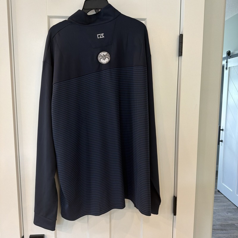 Cutter & Buck Quarter-Zip Pullover NWT XXXL Golf Bacardi Patch gallery