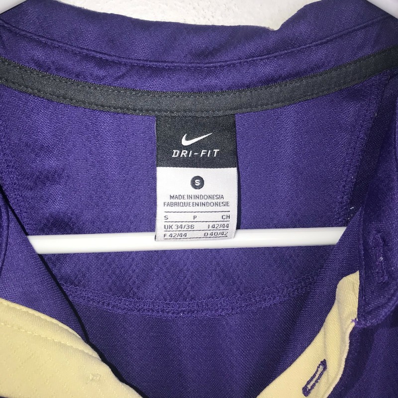 Men’s Nike Dri Fit Washington Huskies Performance Polo Shirt Collared Size Small gallery