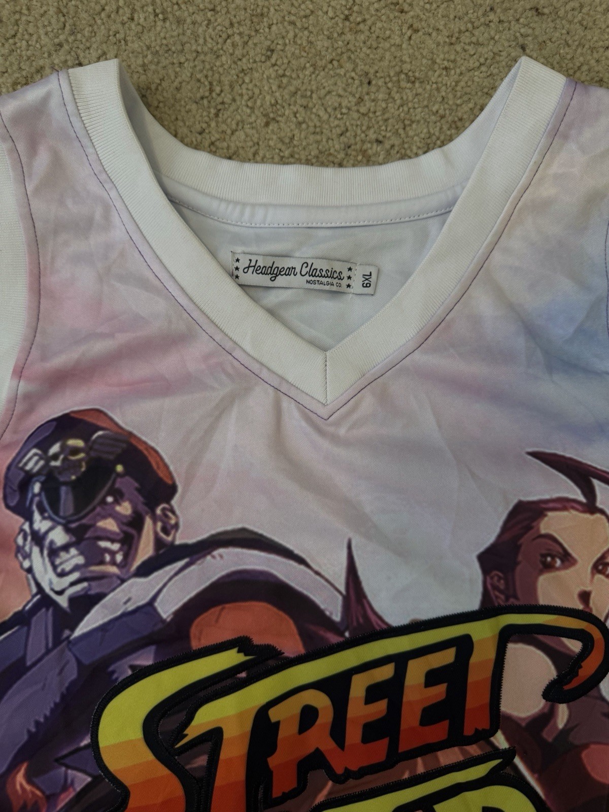 Headgear Classics Capcom Street Fighter AOP Jersey 6XL Ryu Ken Bison gallery