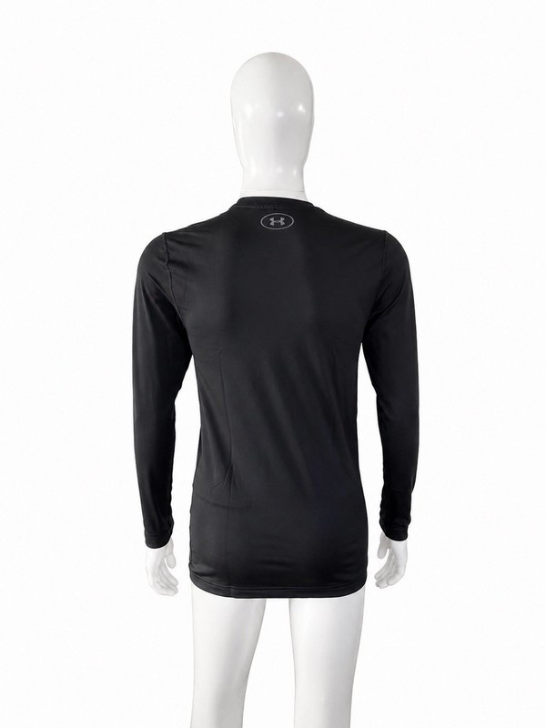 Under Armour ColdGear Base Layer 3.0 Mens Sz SP/CH Long Sleeve Crew Black gallery