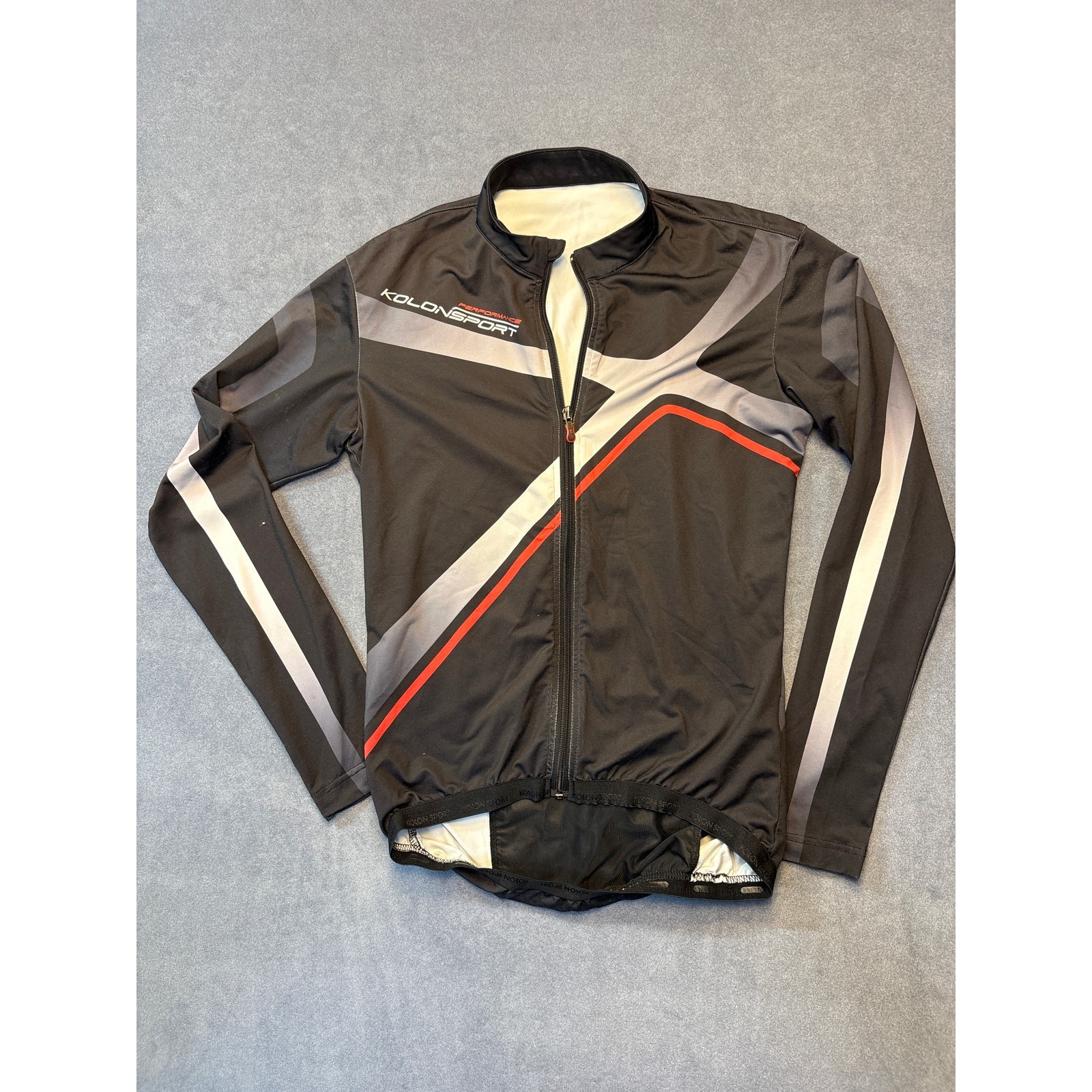 Kolon Sport Performance Full Zip Cycling Shirt with Rear Zip Pocket Size M/L gallery