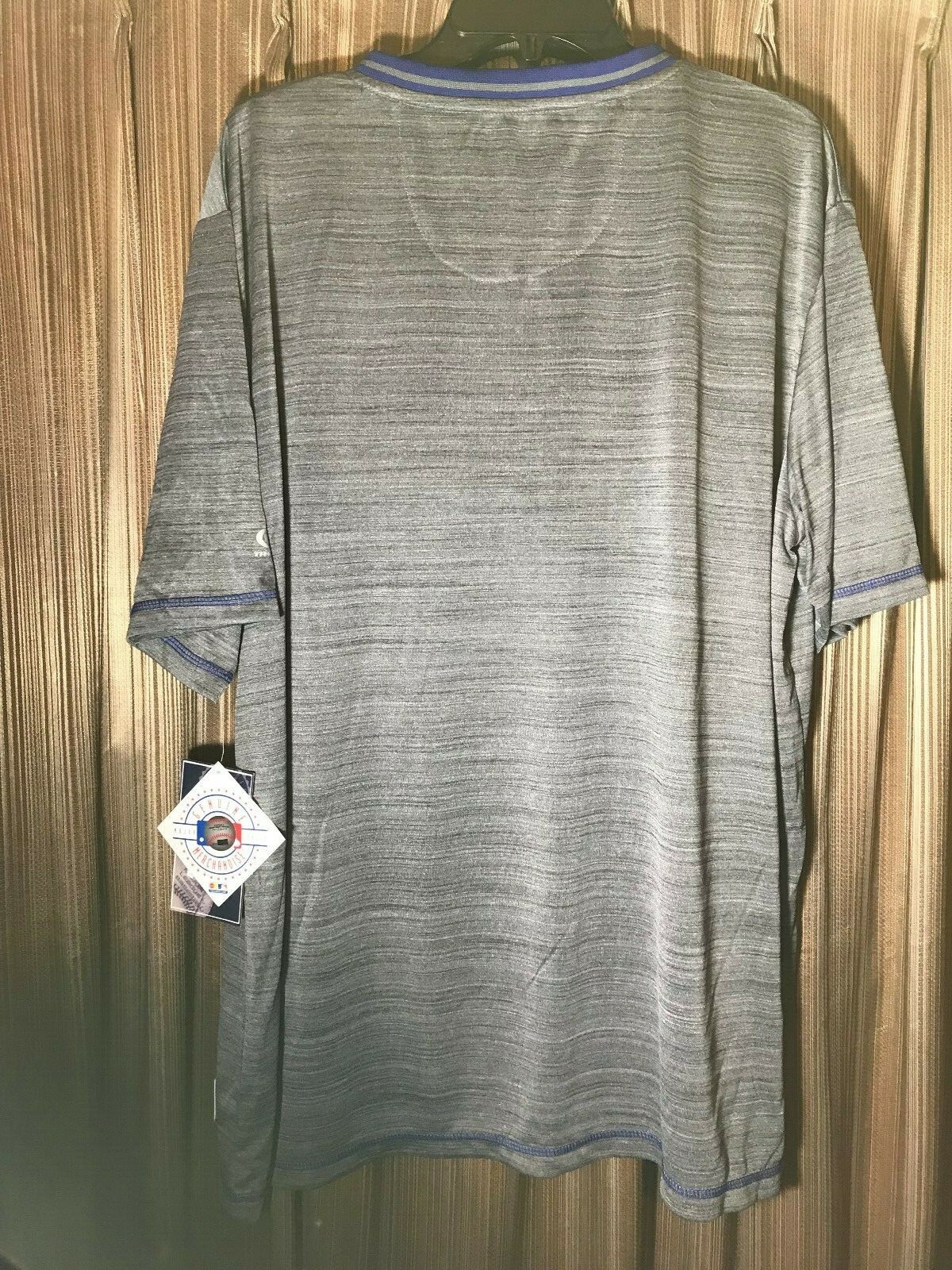 MLB CHICAGO CUBS V-Neck Baseball Tee Shirt True Fan Genuine Merchandise Pick Sz gallery