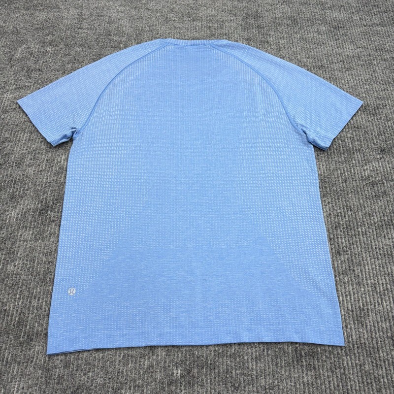 Lululemon Metal Vent Tech Shirt Mens M Blue Short Sleeve Gym Running Activewear gallery
