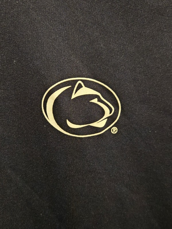 Rivalry Threads 91 Pullover Mens L Navy Gray Quarter Zip Athletic Top Logo gallery