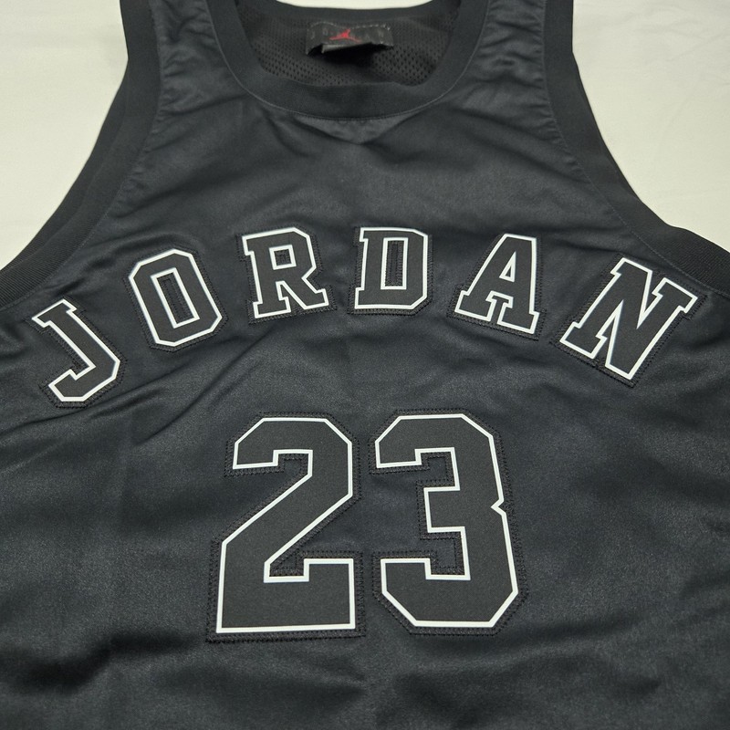EUC Men's SMALL Air Jordan Basketball Jersey 'Maybe I Destroyed The Game' Black gallery
