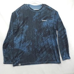 Magellan Outdoors Shirt Mens 2XL Blue Reversible Long Sleeve Realtree Fishing