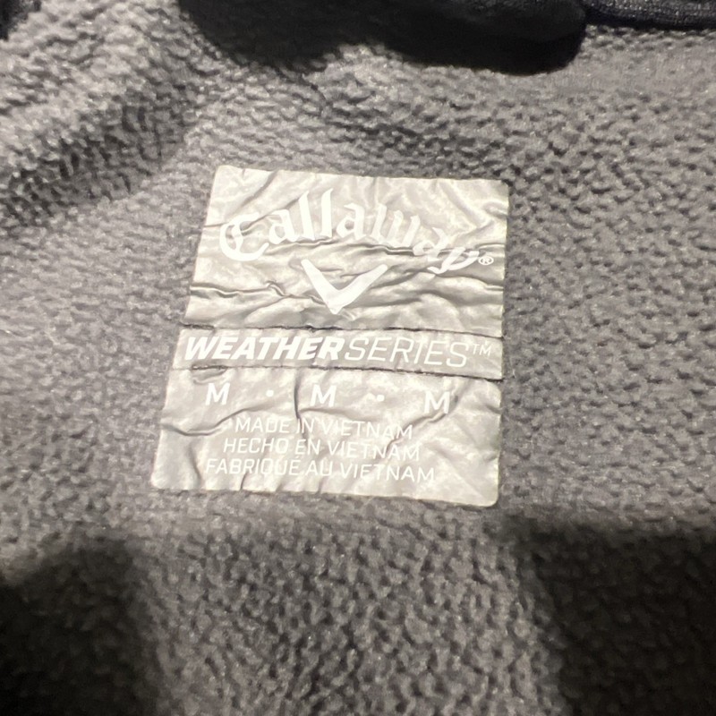 Callaway Golf 1/4 Zip Jacket Pullover Gray Weather Series Long Sleeve Men's M gallery