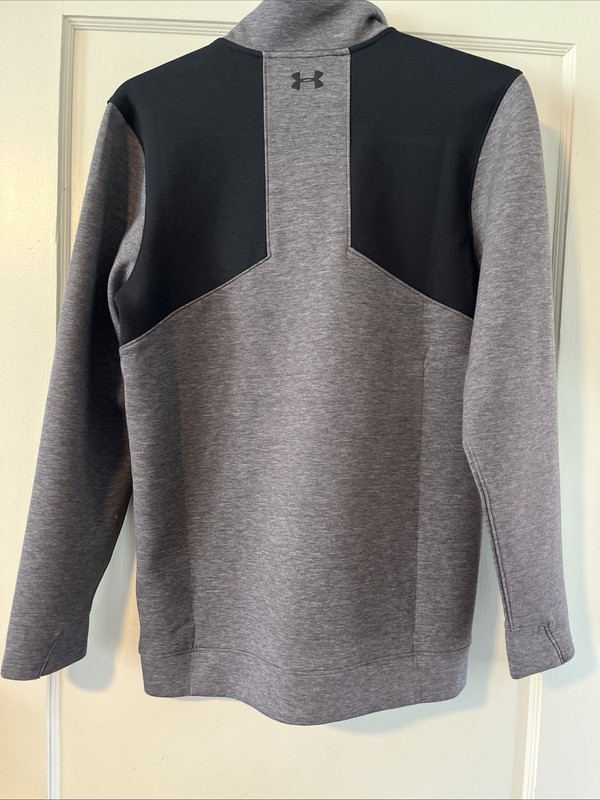 Under Armour Men's Storm Golf Half Zip Cold Gear Sweat Jacket Size S Grey NWT gallery