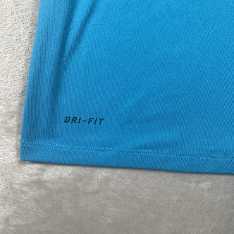 Nike Pro Combat Fitted Dri-Fit Mens Large Blue Compression Training Shirt gallery