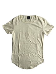 TF Lifestyle Scoop Neck Shirt, Off White-Yellow (Alphalete, Tino Fit Wear)