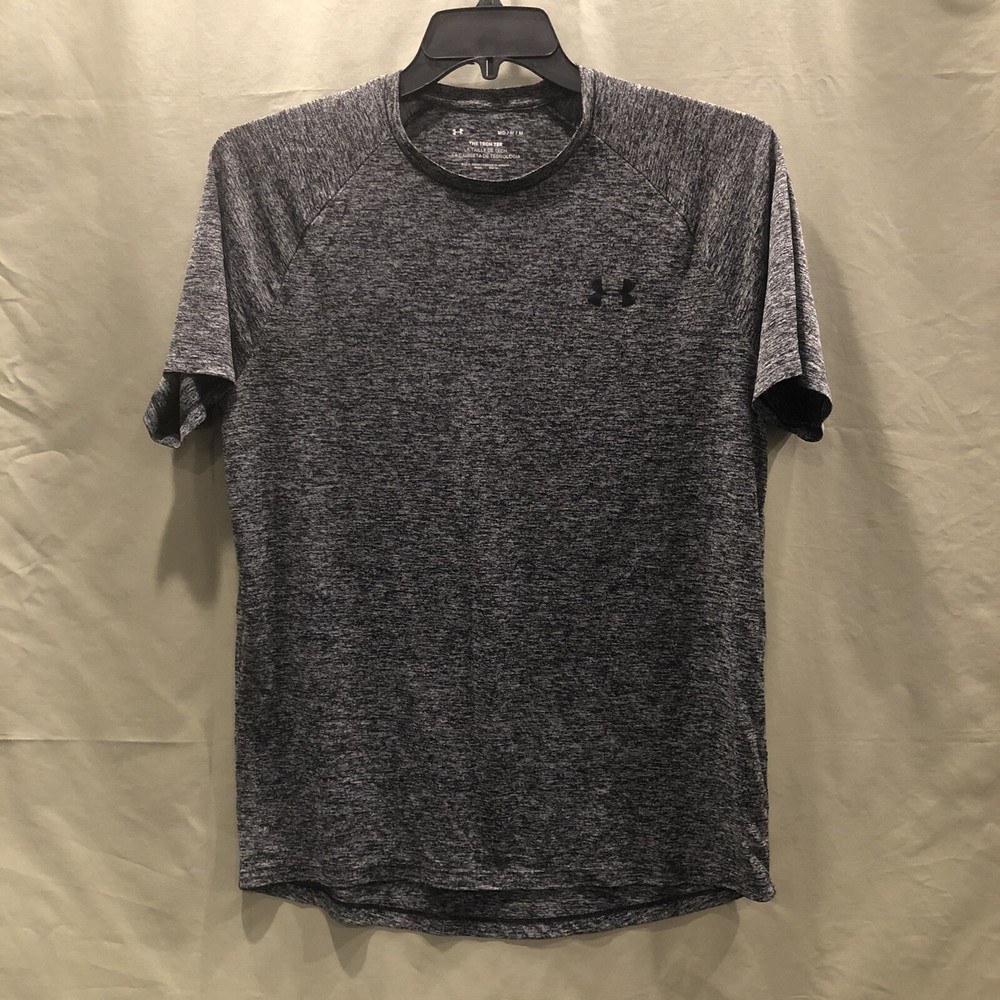 Under Armour Tech Tee Medium Black and Grey