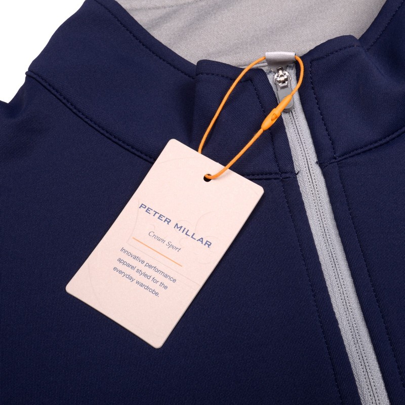 NWT Peter Millar Gettysburg College Perth Performance 1/4 Zip #ME0EK40 Mens XL gallery