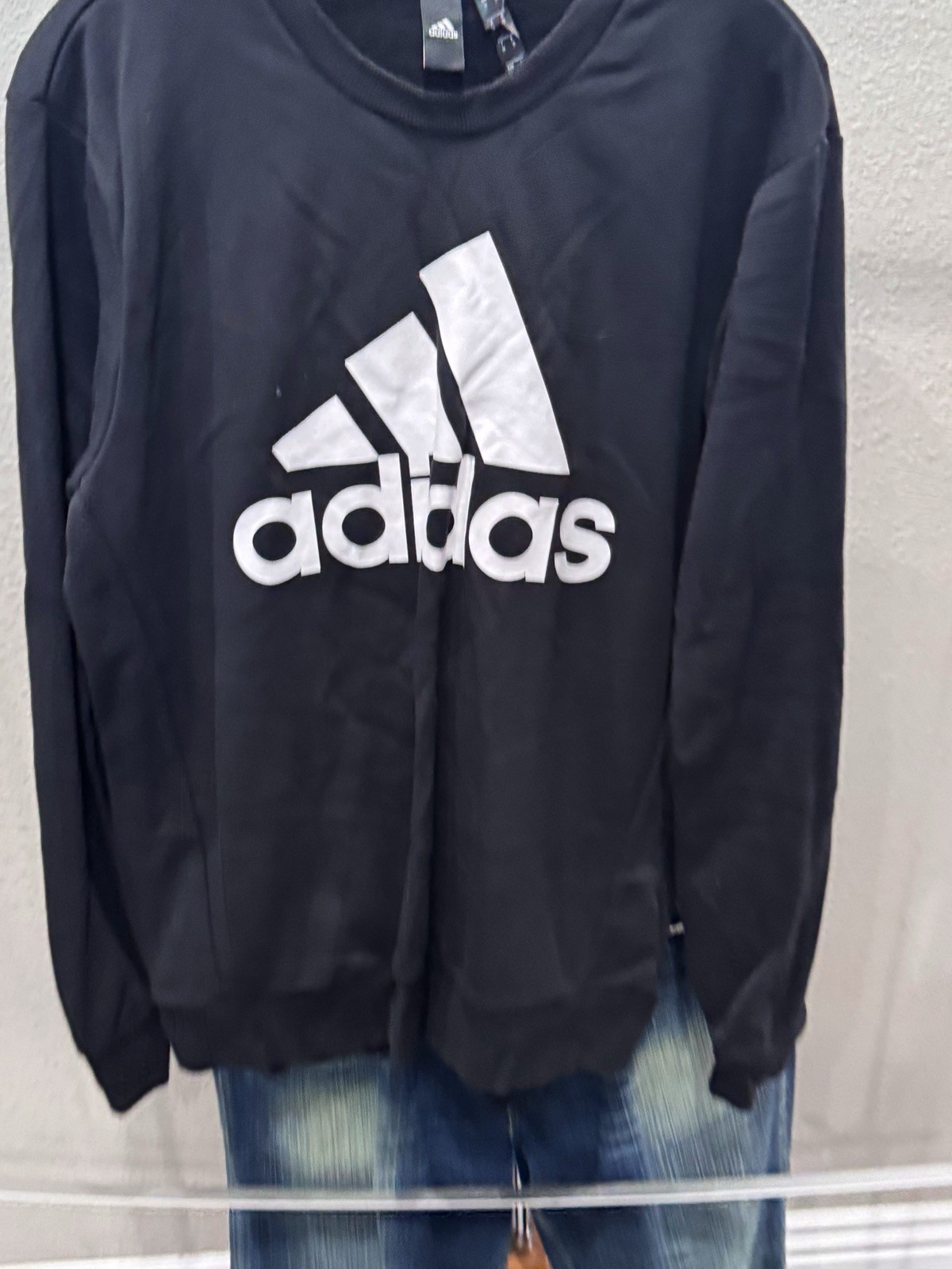 Adidas Game Day SWEATER Sweat Shirt Medium M gallery