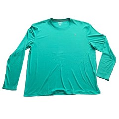Reel Legends Reel Tec Shirt Mens 2XL Performance Long Sleeve Fishing Turquoise