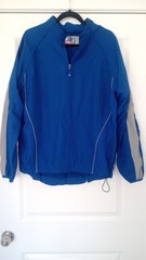 MAJESTIC COOL BASE 1/4 PULLOVER JACKET REMOVABLE SLEEVES MENS MEDIUM USED