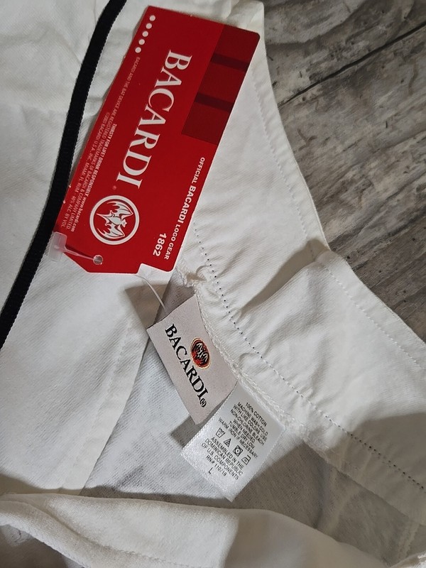 Bacardi Baseball Jersey NEW Size Large gallery
