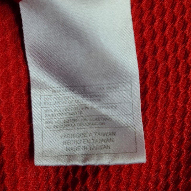 Nike Sphere Red & Grey Thermal Short Sleeve Shirt, Mens Size Large gallery