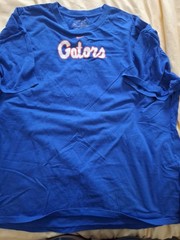 Nike Team Gators Logo Men’s 3XL Athletic Fit Blue Crew Neck Short Sleeve Tee