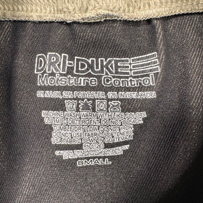 Dri-Duke Mens Tan Long Sleeve Compression Shirt Moisture Control Small RN61263 gallery