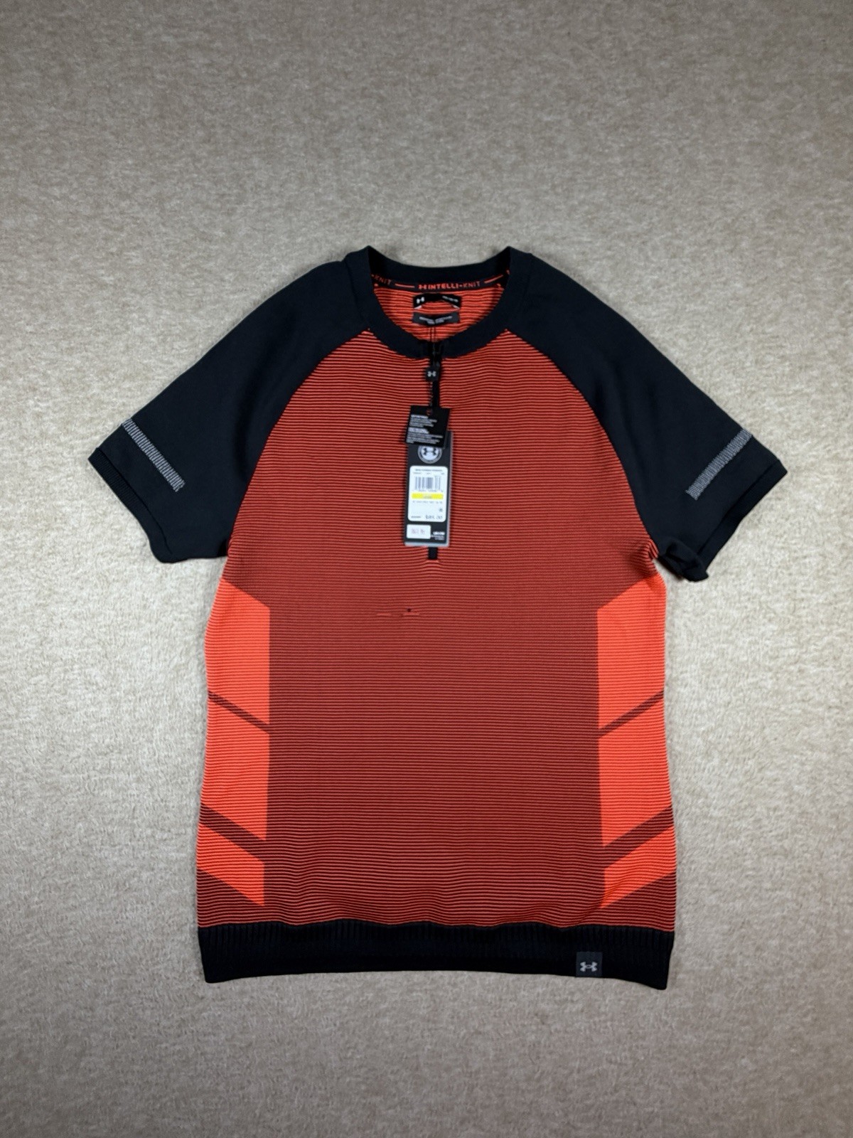 Under Armour Intelli-Knit Men Running Shirt Medium Half Zip 1366503 New gallery