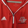 Adidas Pullover Jacket Mens Medium Red 1/4 Zip Long Sleeve Pullover Esports gallery