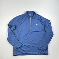 Adidas Golf Quarter Zip Pullover XL Mens Blue Long Sleeve Fleece Active