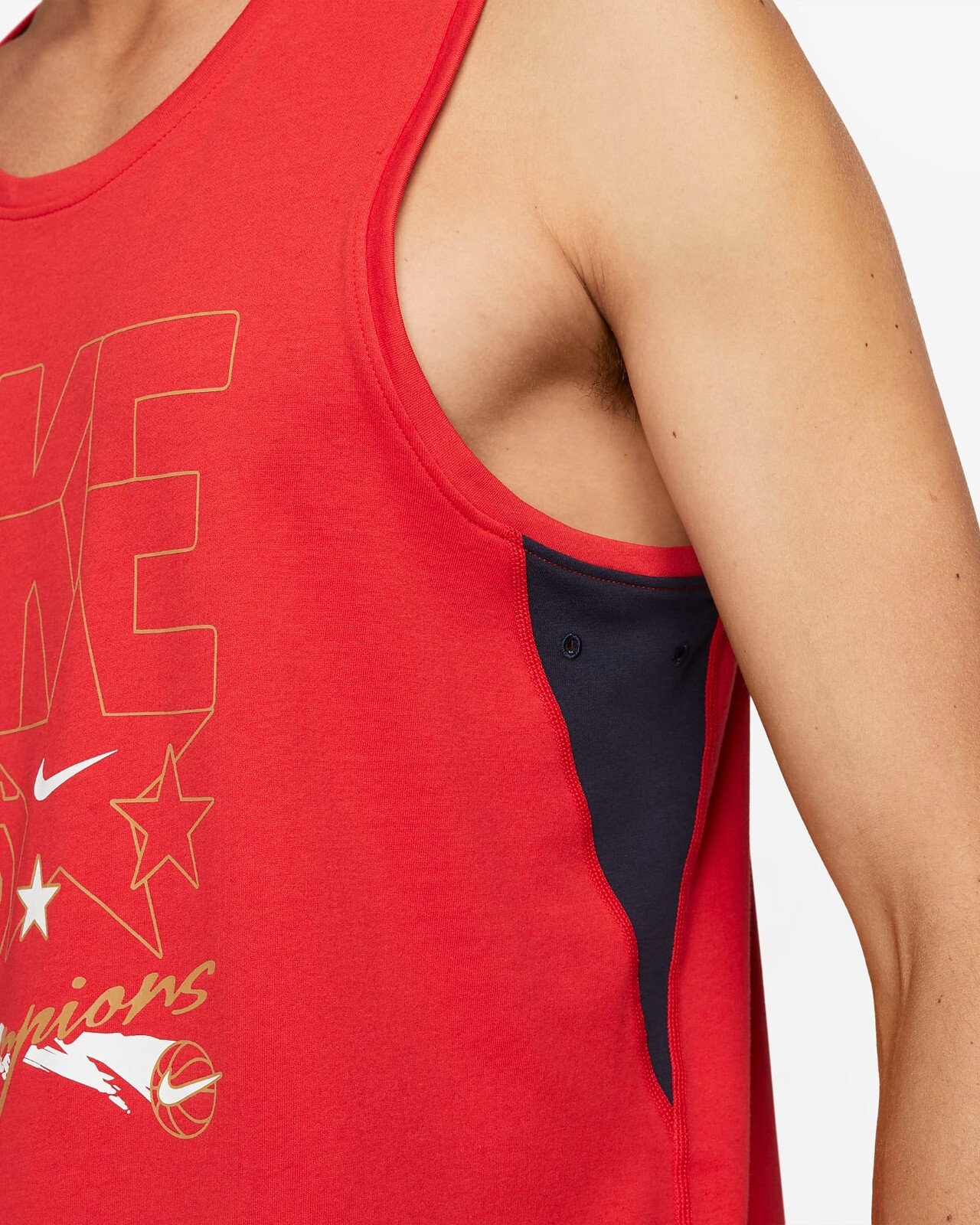 Nike Men's Versatile Red Tank Hoops Champions Dri-Fit Primary Size M FN1852-657 gallery