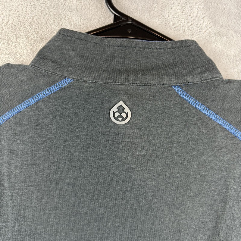Tasc Performance Pullover Mens Medium Gray Bamboo Quarter Zip Training Athletic gallery