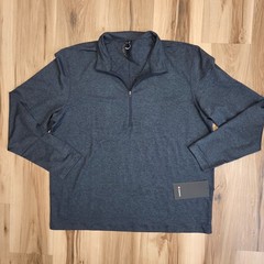 Lululemon Men’s Soft Jersey Half Zip Pullover Blue MSRP $98 size XXL