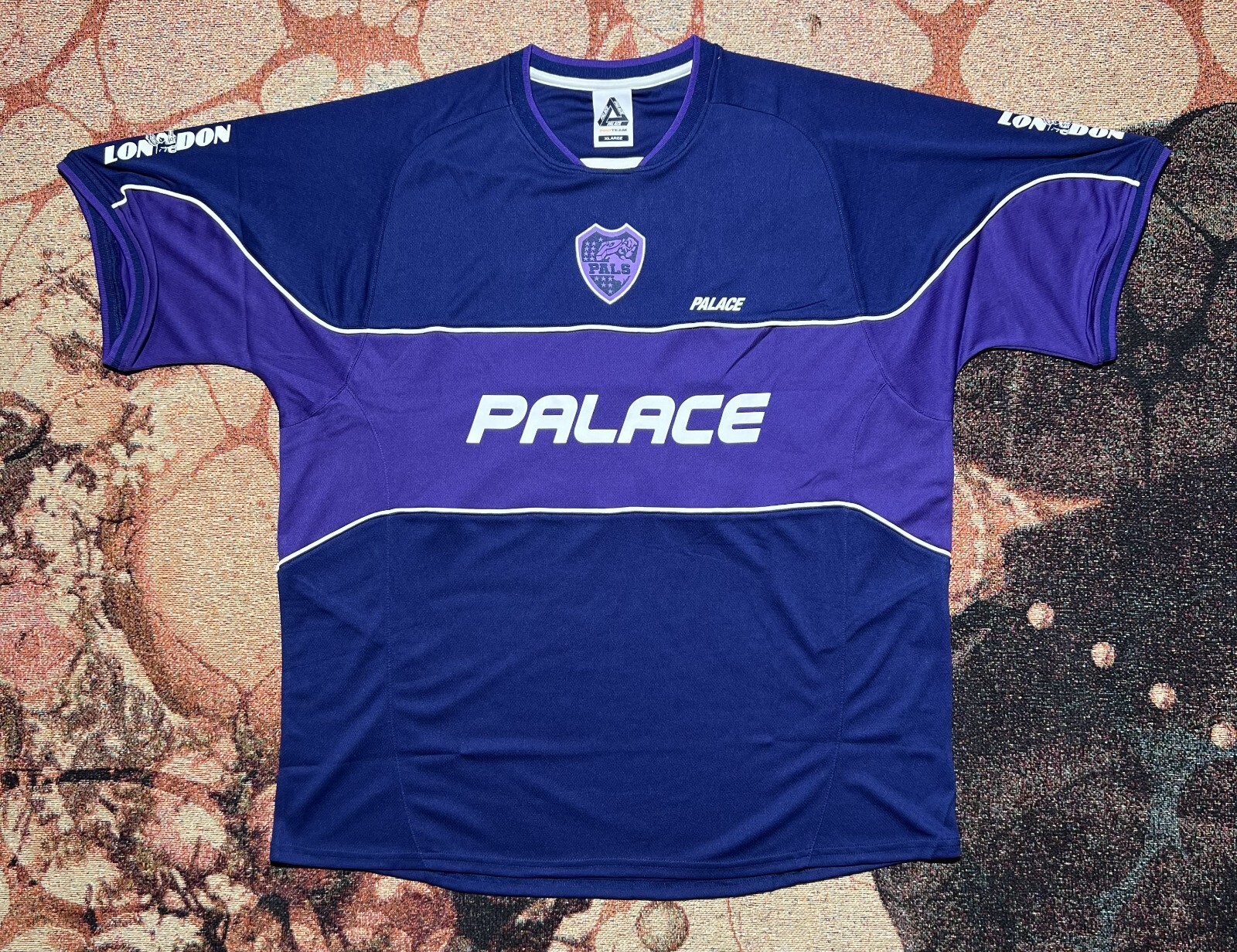 Palace Palamat Jersey Navy Purple Size Extra Large Brand New gallery